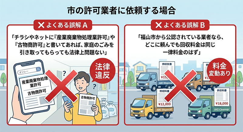 市の許可業者に依頼する場合